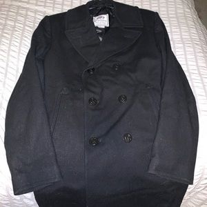 Black Men’s Peacoat